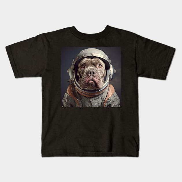 Astro Dog - Neapolitan Mastiff Kids T-Shirt by Merchgard